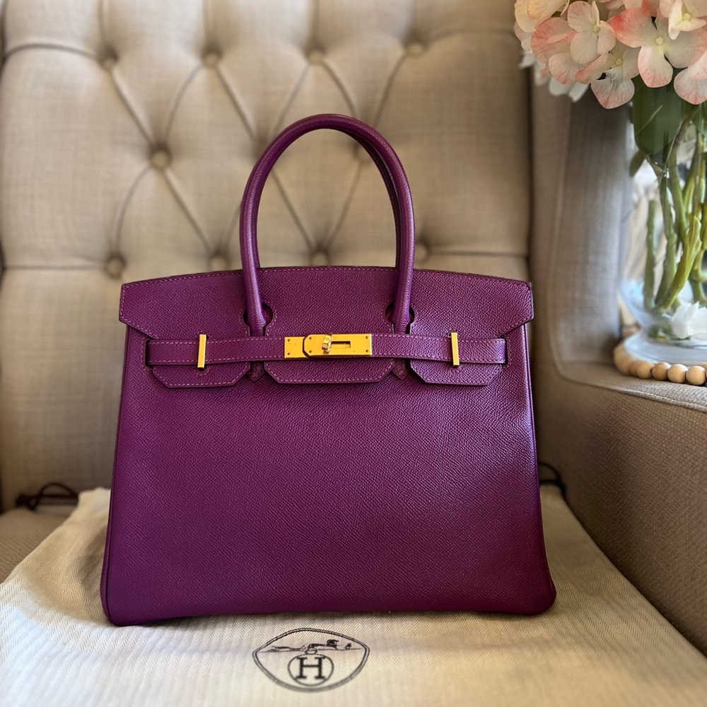 ❌SOLD❌Birkin 30 Anemone GHW
Epsom Leather 
Stamp R 2014